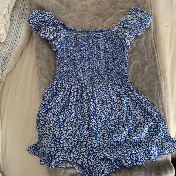 Amazon Ruffle Hem Romper - Picture 1 of 2